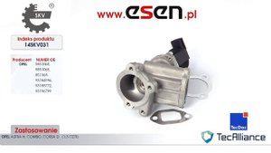 Zawór EGR  Opel Astra, Opel Corsa, Opel Combo (1,3 CDTI)   OE 5851060, 5851065, 851368