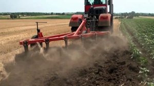 К-424 Кирюша с плугом ПС 6_50. Скоростная вспашка 3 метра на 240 л.с.