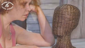 Манекен Головы из газетных трубочек.