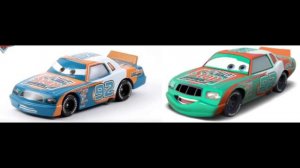 Сравнение гонщиков из 1й части тачек и Mattel версий