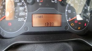 Fiat Grande Punto how to change the digital clock