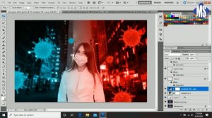 Virus Glow effect in Photoshop