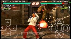 Tekken 6 Steve Fox Gameplay On android ppsspp full ultra hard setting Hd gameplay