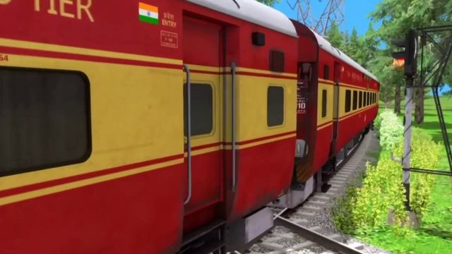 Unbelievable Train Simulator Stops: Three Trains vs Giant Elephant