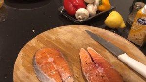 Семга в духовке . Лосось в духовке. Форель в духовке . #семга #рыба #пюре