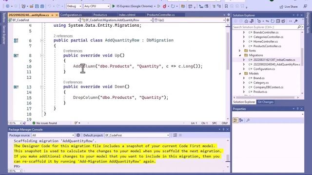 Entity Framework - Code First - Migrations