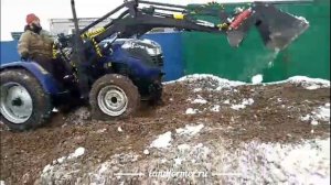 Lovol 244 с челюстным КУНом Landformer в работе (тракторист-новичок!)