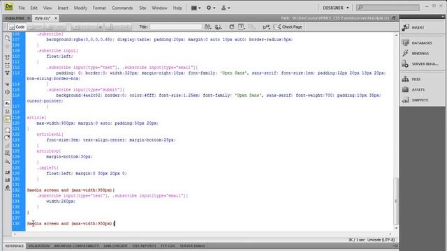 Практика HTML5 и CSS3. Урок №6. Делаем страницу адаптивной. (Андрей Бернацкий - WebForMySelf)