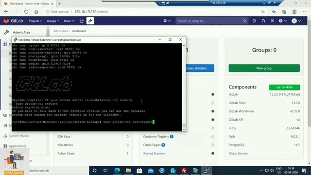 How to Downgrade Gitlab version | Rollback to previous version of Gitlab смотреть онлайн