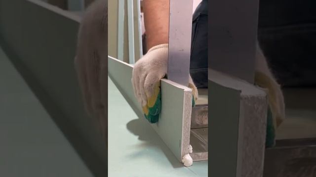 Фрезеровка гипсокортона! #отделка #плиточник #ремонт #фрезеровка смотреть онлайн