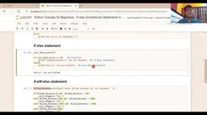 Python Tutorials for Beginners  - If else Conditional Statements in Python
