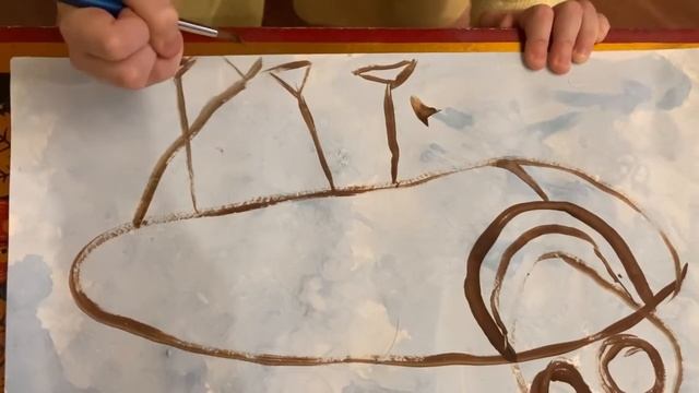 Рисуем Свена из Холодного Сердца. смотреть онлайн