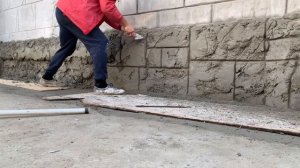 ☝️Как сделать цоколь под декоративный камень для забора из Арт бетона?