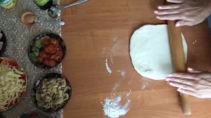 Пицца( на простокваше )