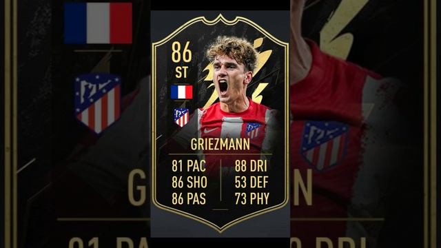 Griezmann FIFA 22 card evolution #football #fifa22 #fifa