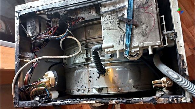 Пожар в Лесном: сгорела стиральная машинка
