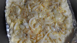Пирог с картошкой и луком