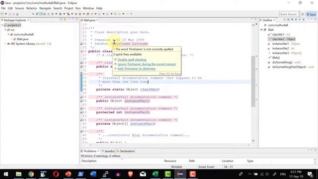 Checkstyle eclipse verify java code