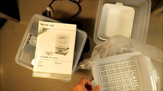 SilverCrest Steam Cooker SDG 950 C3 UNBOXING (Lidl 950W 1.2L up to 1 hour) смотреть онлайн