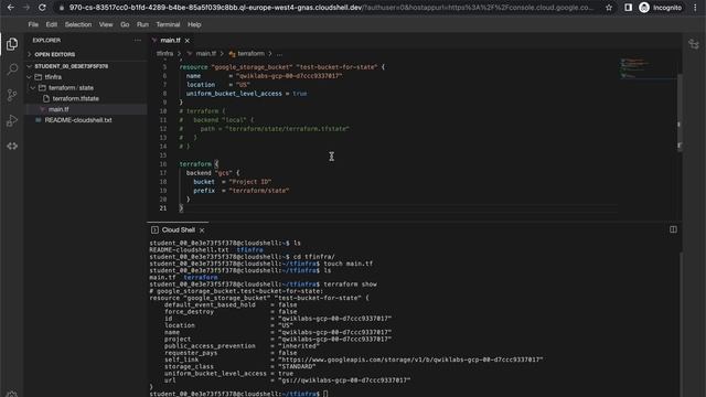 Task - 4 - Terraform GCP | Local Backend | Cloud Storage Backend | Refresh Terraform State | смотреть онлайн