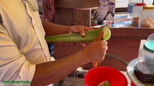 Super Healthy Drinks Aloe Vera Juice Making @20 Tk Only | Street Foods Bangladesh
