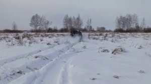Квадроцикл Росомаха по снегу