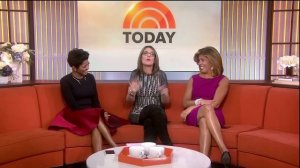 Savannah Guthrie in OTK suede boots - 23-Feb-2015