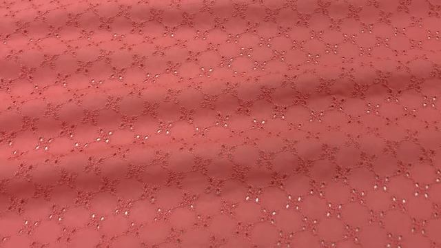 Шитье "Мелкие четырехлистники" бл.кирпично-розовый, общ.ш.1.51м, выш.части 1.37м, батист, АРТ 17502 смотреть онлайн