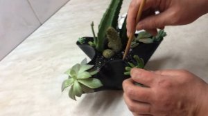 Кашпо из пластинки