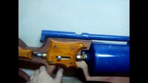 Пневматика из огнетушителя.