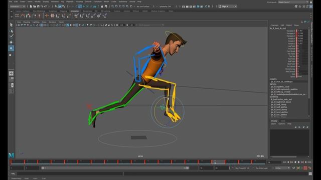 Run Cycle Tutorial (Maya 2019) смотреть онлайн