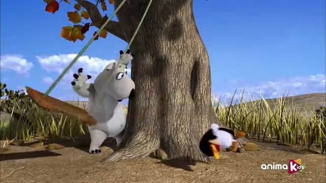 1-04. Бернард - Качели (Bernard Bear - The Swing) HD смотреть онлайн