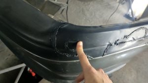 Пайка бампера, пластика ХОМУТОМ?? ЭЛЕКТРОДОМ!!