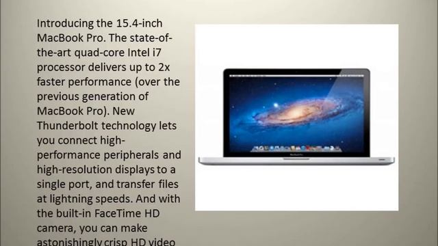 Apple MacBook Pro MD322LL/A 15.4-Inch Laptop смотреть онлайн
