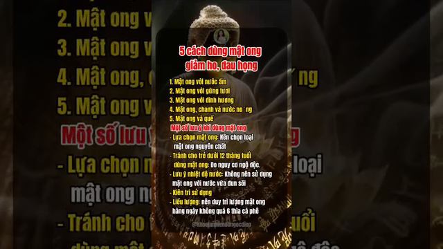 5 cách dùng mật ong giảm ho, đau họng #khoetunhien #shots #chamsocsuckhoe