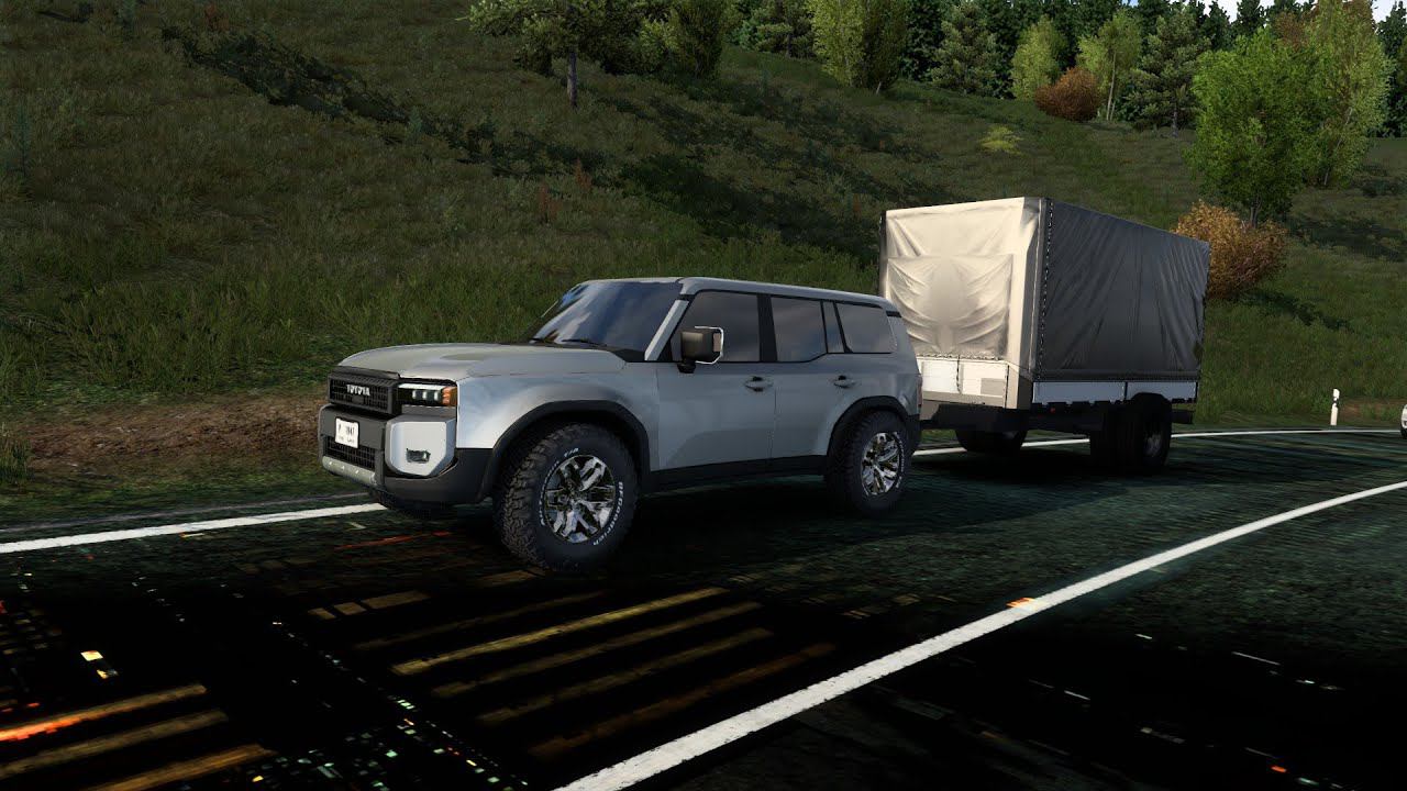 [ETS 2] Toyota Rpado 250 2023_New Roads EuroMap Cargo Delivery смотреть онлайн