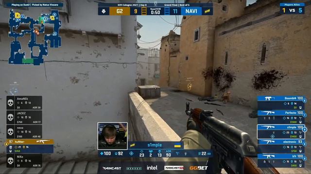 ЭЙС СИМПЛА В ФИНАЛЕ Iem Cologne I Navi VS G2 I Новый мировой рекорд Симпла I S1mple Ace VS G2