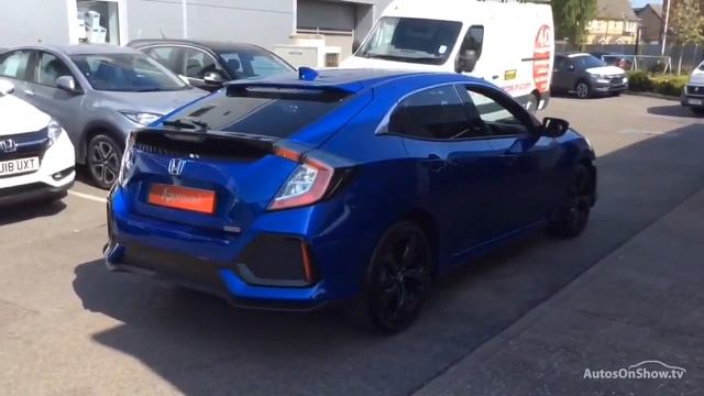 HONDA CIVIC I-DTEC SR BLUE 2018 смотреть онлайн