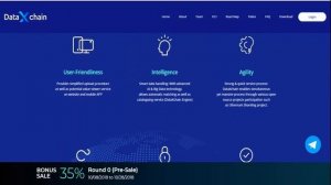 DataXchain - Обзор сайта проекта