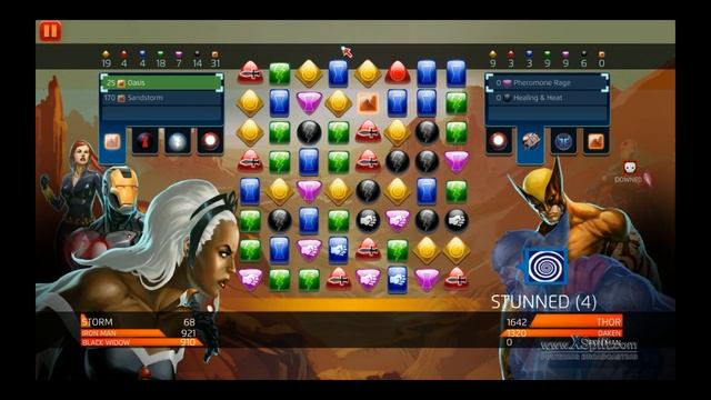 MARVEL PUZZLE QUEST DARK REIGN ~ CHAIN STUN OP смотреть онлайн