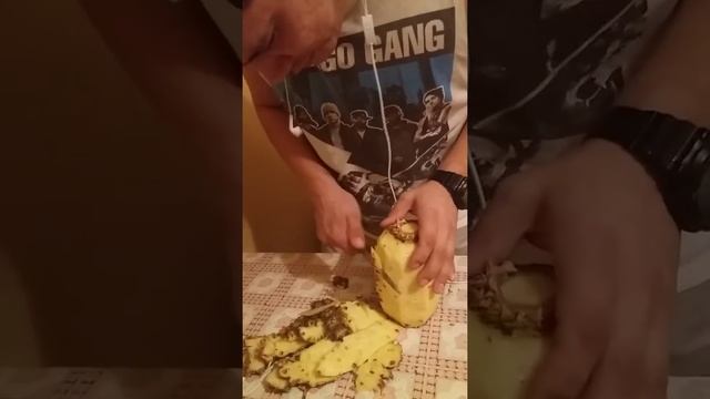 Как#разделать#почистить#ананас