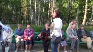 Липецкая Матаня на Елецкой гармони в Удельном парке