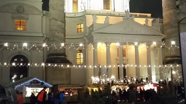 Karlskirche, Vienna, St. Charles Christmas Market смотреть онлайн