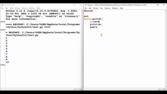 Break and Continue || Kushagra Sharma || Python Full course #break #continue #pythonprogramming