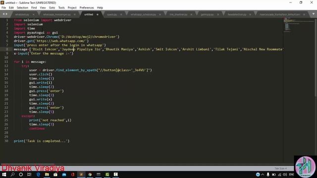 Whatsapp Automation using python complete source code | Automate your whatsapp using python script