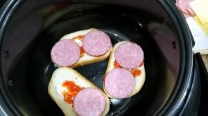 Горячие бутерброды в мультиварке! Быстро, легко и очень вкусно!