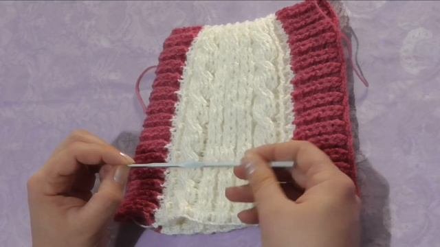 Котошапка  крючком. Часть 2 (вяжем розовым).