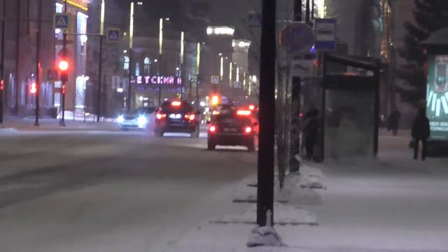 🌆 КРАСНОЯРСК — 🌌 ПРОСПЕКТ МИРА — 🤌🏼 Сурикова, Перенсона, Кирова — ☃️ НОЧЬ с 2020 на 2021