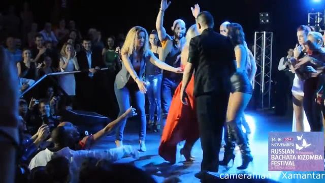 Stage diving on the Russian bachata kizomba festival 2014 смотреть онлайн