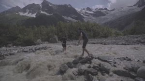 Алибекское ущелье: водопад и ледник Алибек, Турье озеро / Домбай, Россия // HIKE.MOV #5